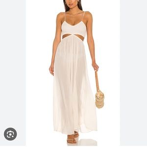 Indah Smocked Innocence Dress in Cream